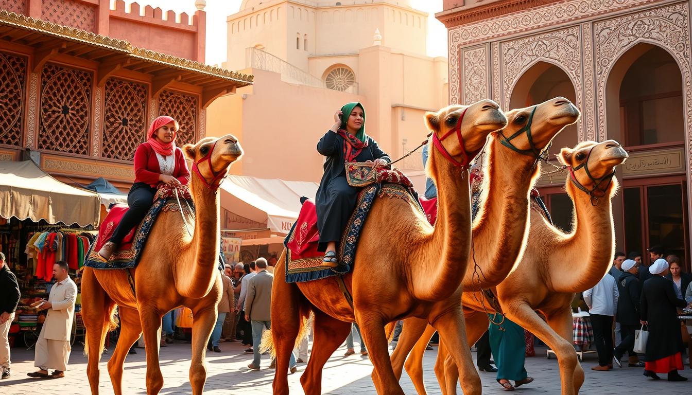 camel tours marrakech morocco